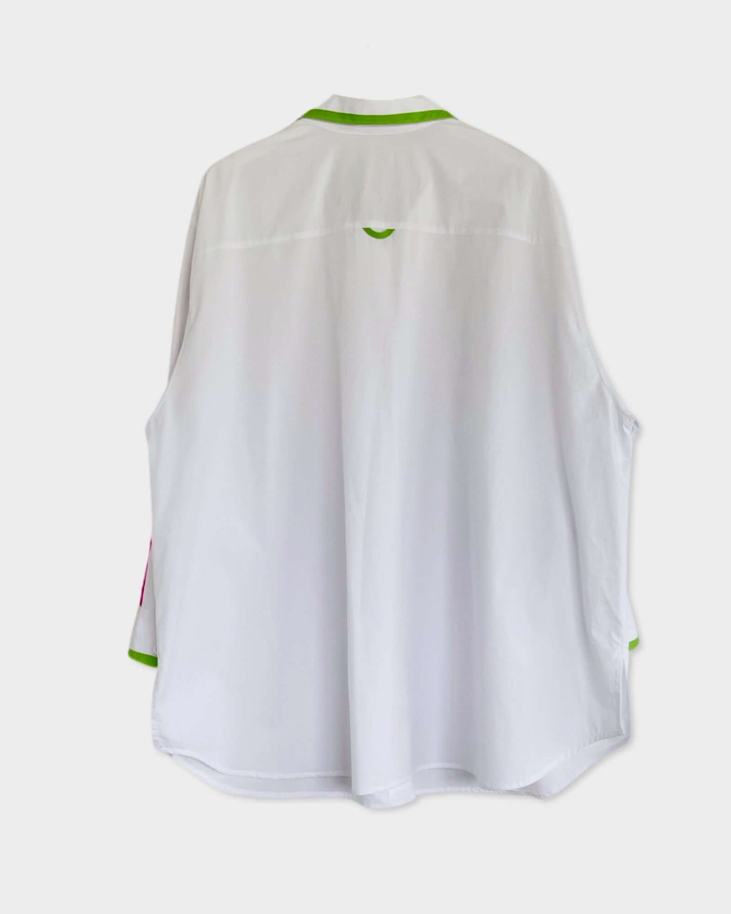 NEON OVERSIZED SHIRT -White