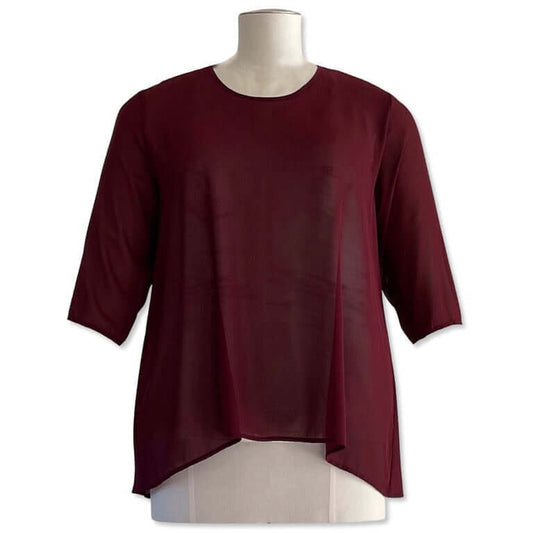 Bloom Clothing NZ,TIMELESS TUNIC - Maroon,$70.00,