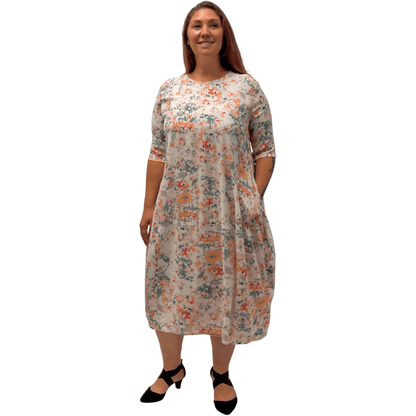 Bloom Clothing NZ,LIFE IN A BUBBLE DRESS - Pastel Floral,$279.00,