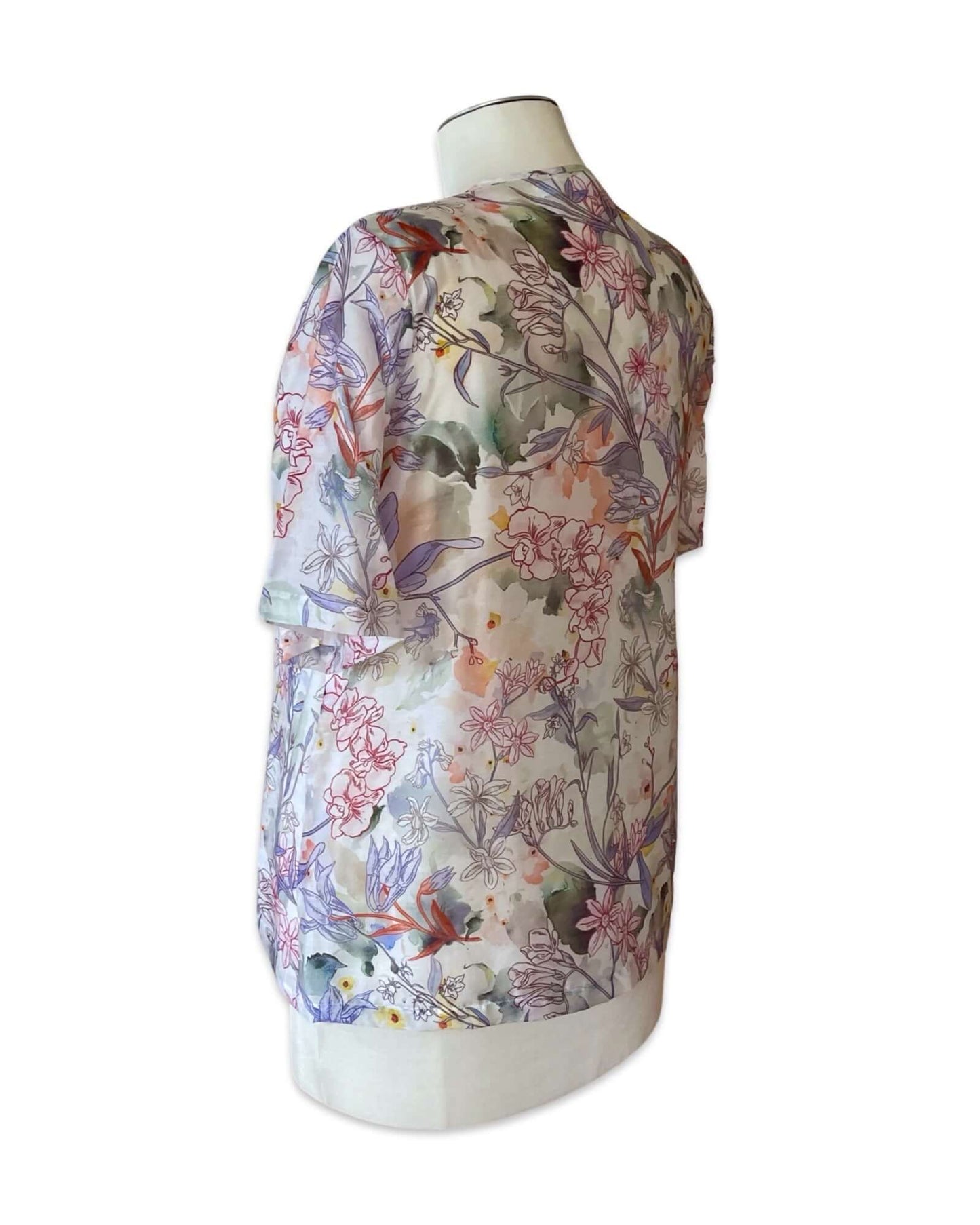 WOVEN T-SHIRT - Blush Floral