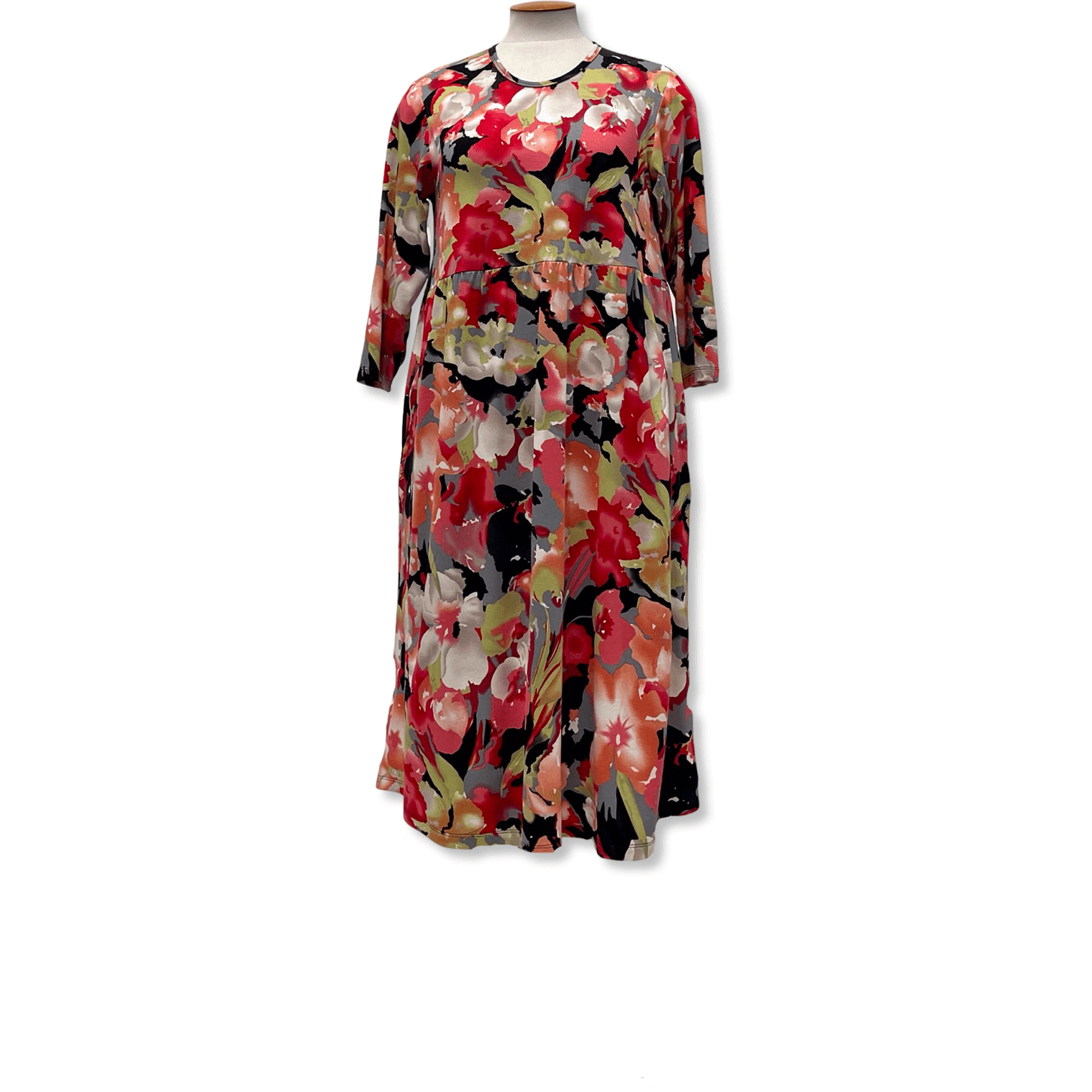 Bloom Clothing NZ,ALL DAY CUDDLES DRESS -Multi Floral,$90.00,