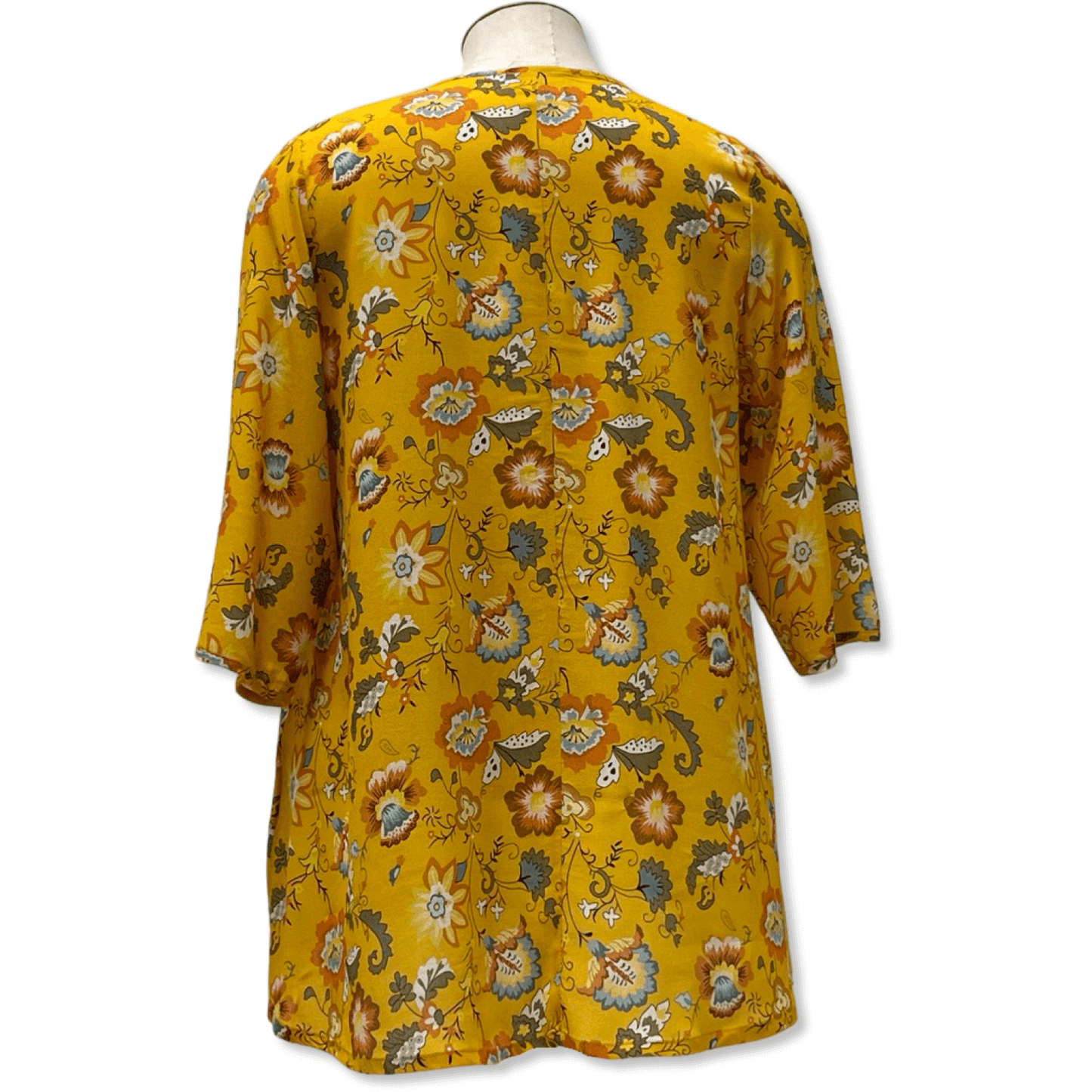 Bloom Clothing NZ,SUNSHINE ON A CLOUDY DAY TOP - Tuscany Multi Floral,$70.00,